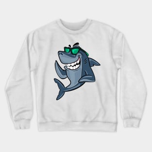 Shark Hang Loose Fun Design Crewneck Sweatshirt